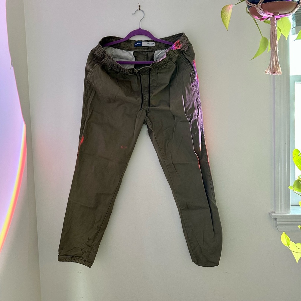 Men's Old Navy Olive Jogger Pants